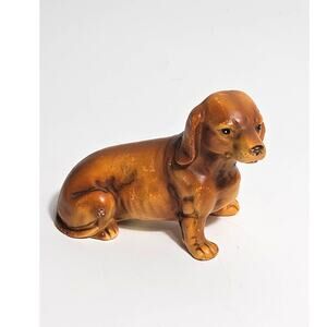 Vintage 1960s UCCI Japan Dachshund - Weiner Dog Figurine